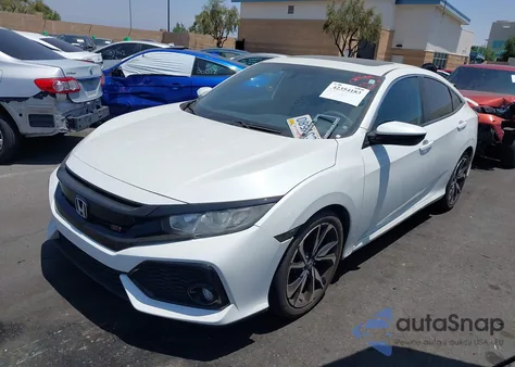 2018 Honda Civic Si z USA, uszkodzony, nr VIN 2HGFC1E59JH703722